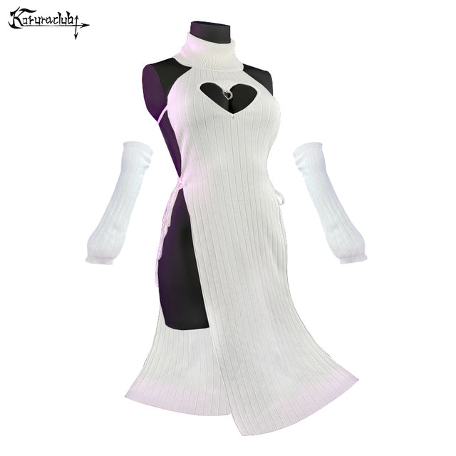 Plus Size Heart-Shaped Cheongsam KO59