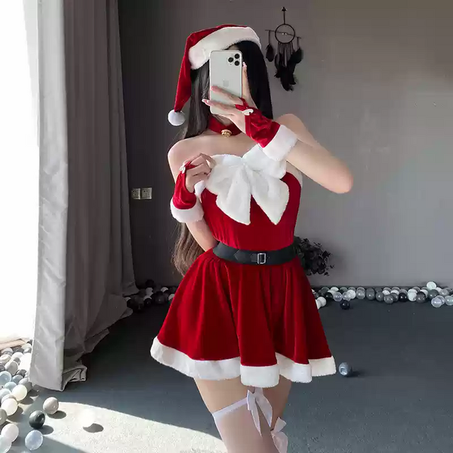 Cosplay Christmas red bunny girl costume SD05