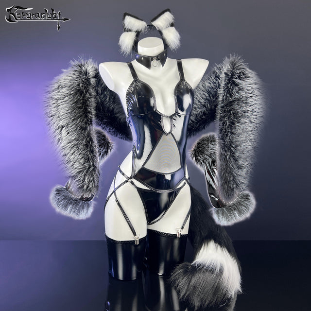 Cosplay Raccoon Lingerie KO53（6-Piece Set）