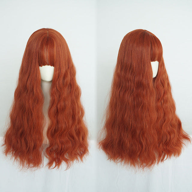 Japanese cute natural fluffy wig YV40705