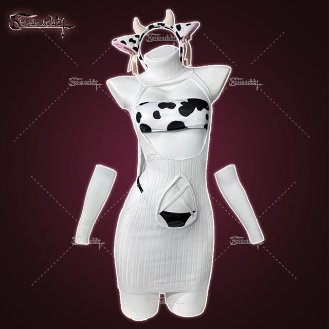 Cospaly Cozy Cow Lingerie KO14（4-Piece Set）