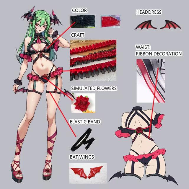 2025 Pre-sale Rose Devil Bikini RD01