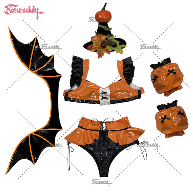 Halloween Trick or Peek Cosplay Lingerie KO35（5-Piece Set）