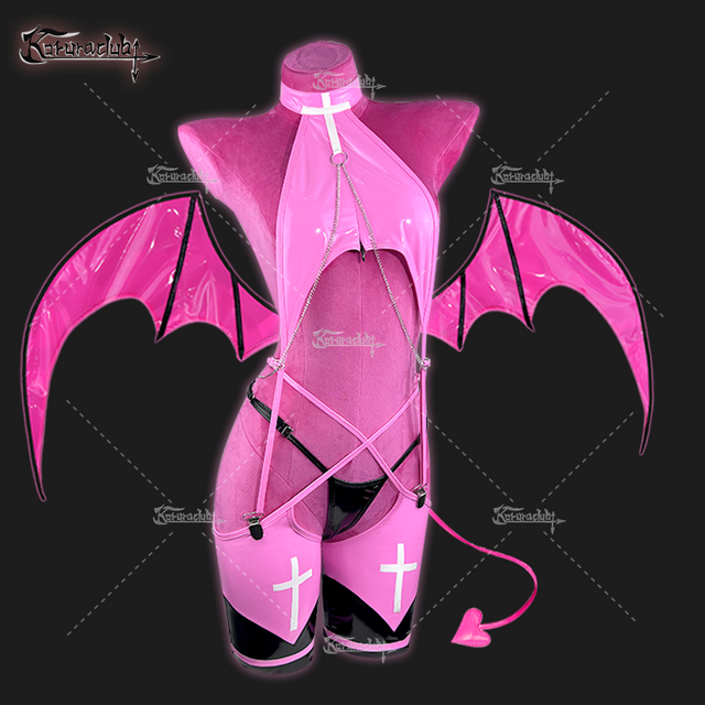 Cospaly Priestess Succubus Lingerie KO03（8-Piece Set）